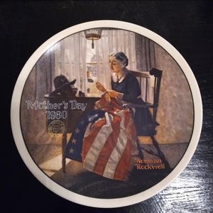 1980's Vintage Norman Rockwell Collectable Plate